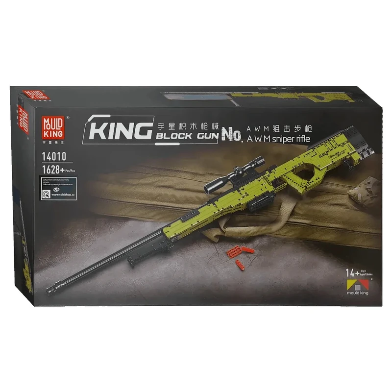 ساختنی 1628 تکه مولد کینگ مدل 14010 تفنگ تک تیرانداز