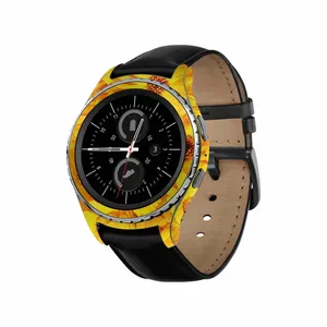 MAHOOT Yellow_Flower Cover Sticker for Samsung Galaxy Gear S2 Classic Smartwatch