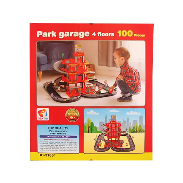کیت ماشین بازی زیبا توی مدل پارک گاراژ کد 31861