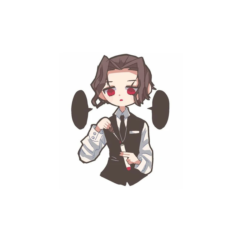 استیکر لپ تاپ و موبایل مدل انیمه طرح شیطان کش موزان کیبوتسوجی demon slayer Muzan Kibutsuji کد 785