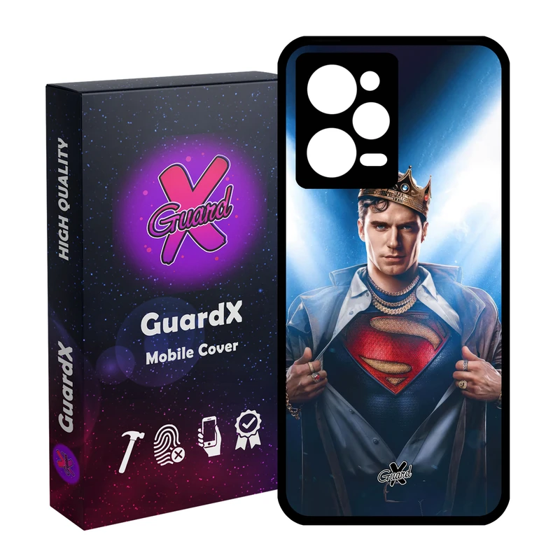 کاور گارد ایکس طرح سوپرمن مدل Glass10598 مناسب برای گوشی موبایل شیائومی Redmi Note 12 Pro 5G/Poco X5 Pro 5G/Note 12 Pro Pro speed