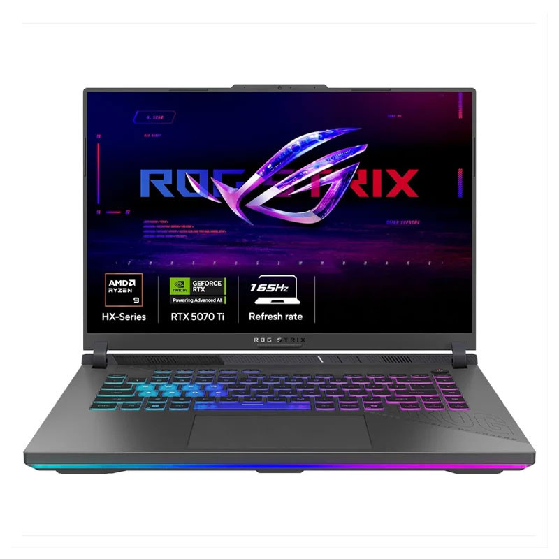 لپ تاپ 16 اینچی ایسوس مدل ROG Strix G16 (2025) G614 G614PR-R9 8940HX-RTX5070Ti 12GB-16GB DDR5 5600MHz-1TB SSD-FHD 165Hz
