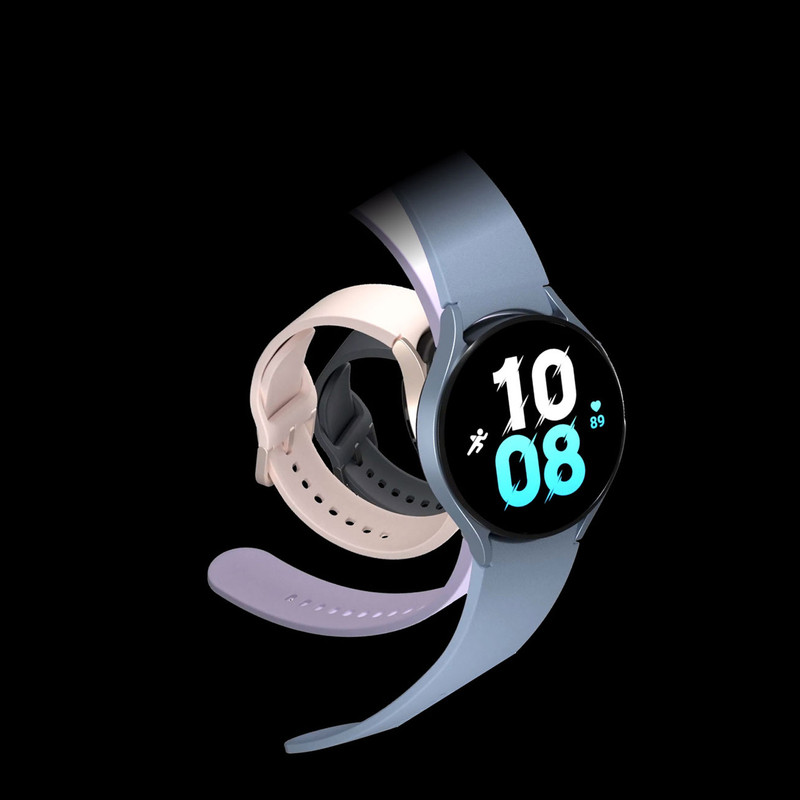 ساعت هوشمند 40 میلی‎متری سامسونگ مدل Galaxy Watch 5 با بند سیلیکونی