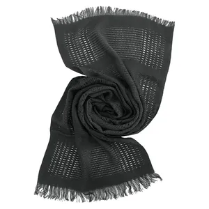 شال بافتنی زنانه مدل  تار و پود g-clr