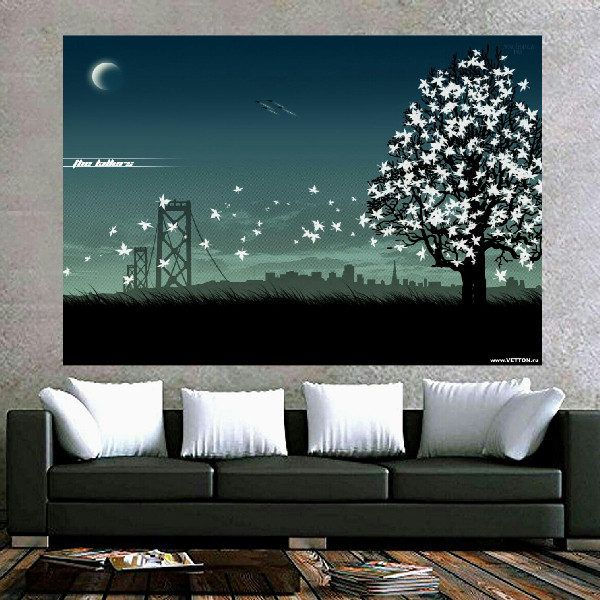 پوستر دیواری طرح طبیعت کد TFP144