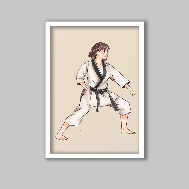 تابلو لیلیان طرح تکواندو کد LA-G10307