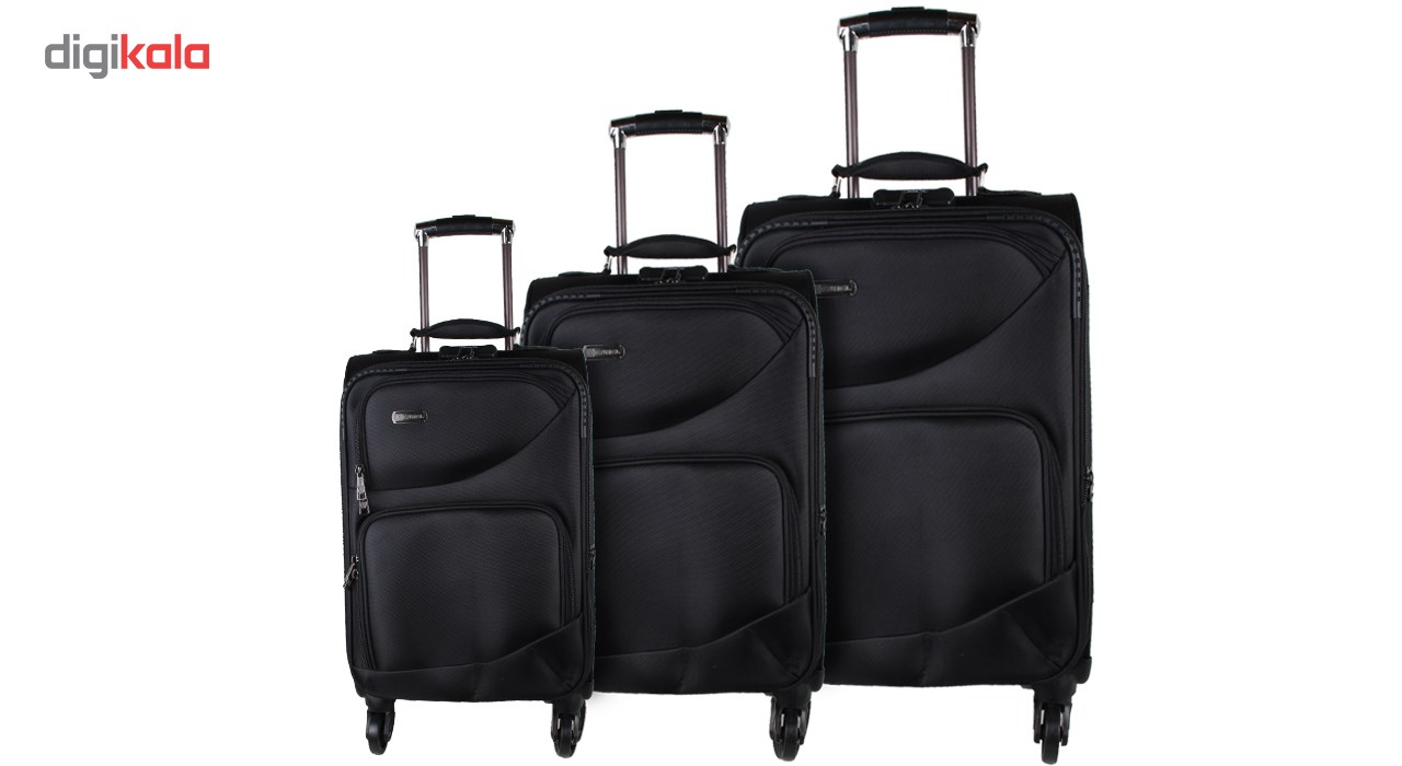 مجموعه سه عددی چمدان کمل مدل 1-6036