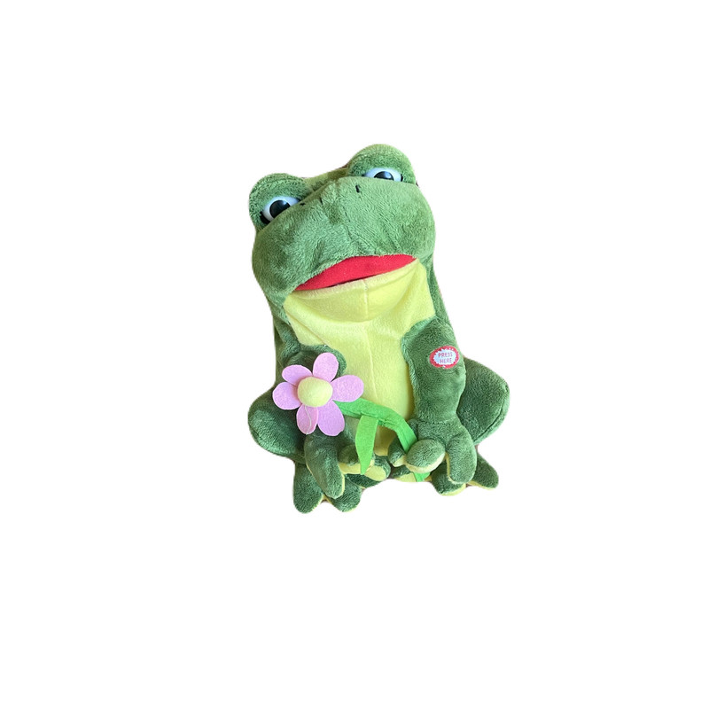 عروسک مدل قورباغه رقاص ارتفاع 30 سانتی متر