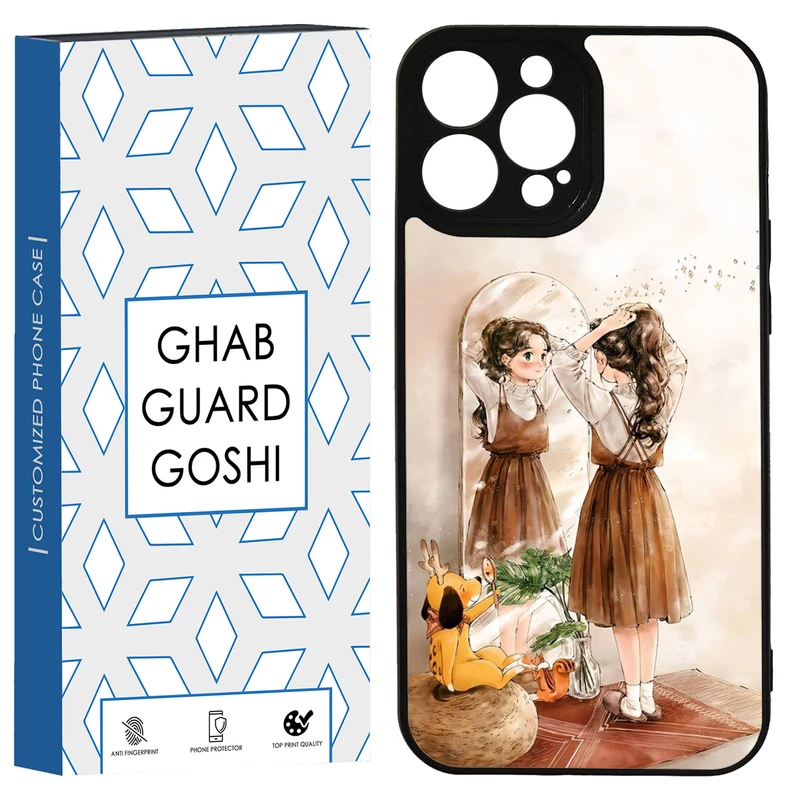 کاور قاب گارد گوشی طرح دخترانه کد TPU -019 مناسب برای گوشی موبایل اپل IPHONE 13promax
