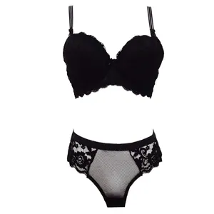 ست شورت و سوتین زنانه مدل اسفنجی گیپور 02