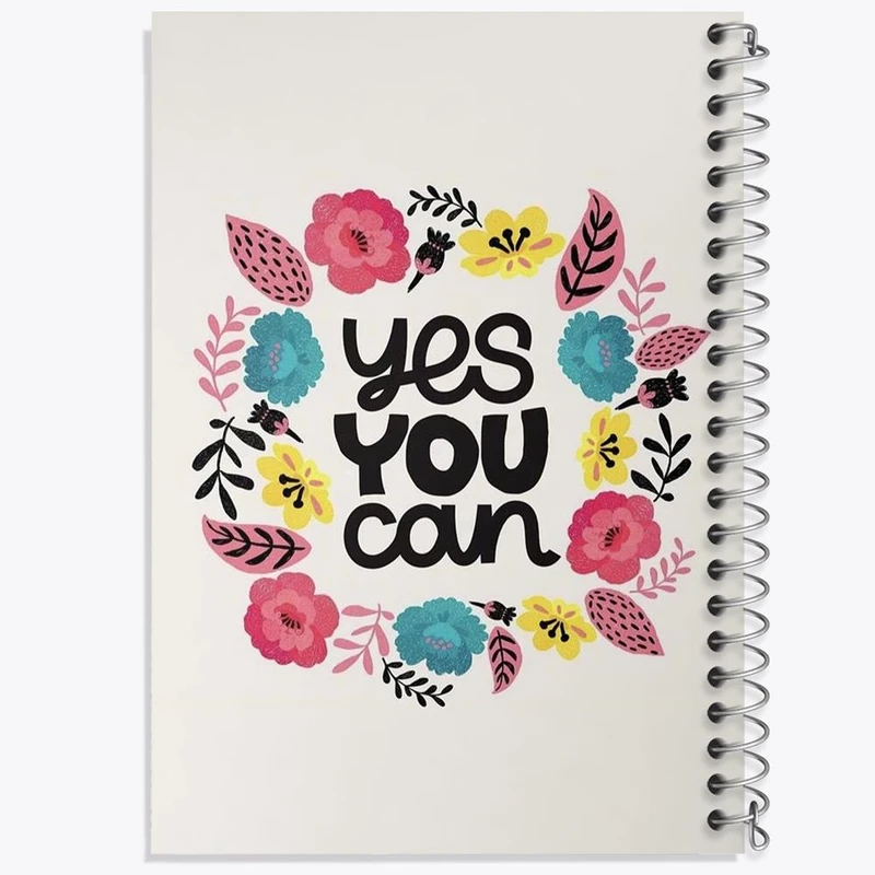 دفتر نقاشی 50 برگ خندالو مدل جملات انگیزشی کد 24795