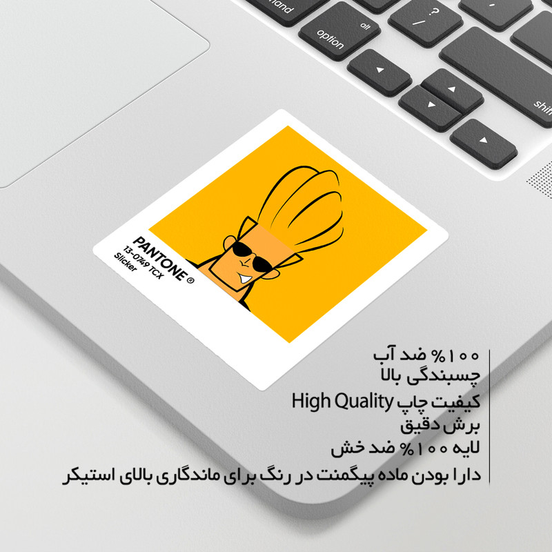 استیکر لپ تاپ ماسا دیزاین طرح pantone مدل venus569