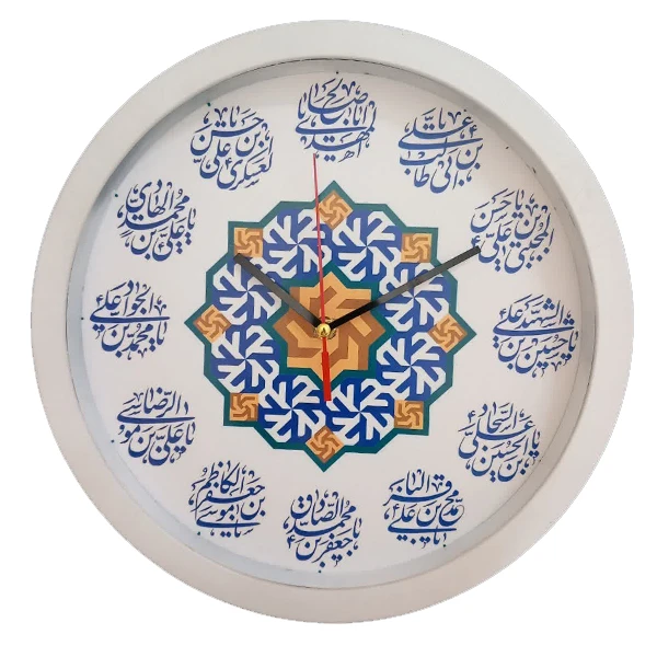 ساعت دیواری مدل 12 امام کد 4020614