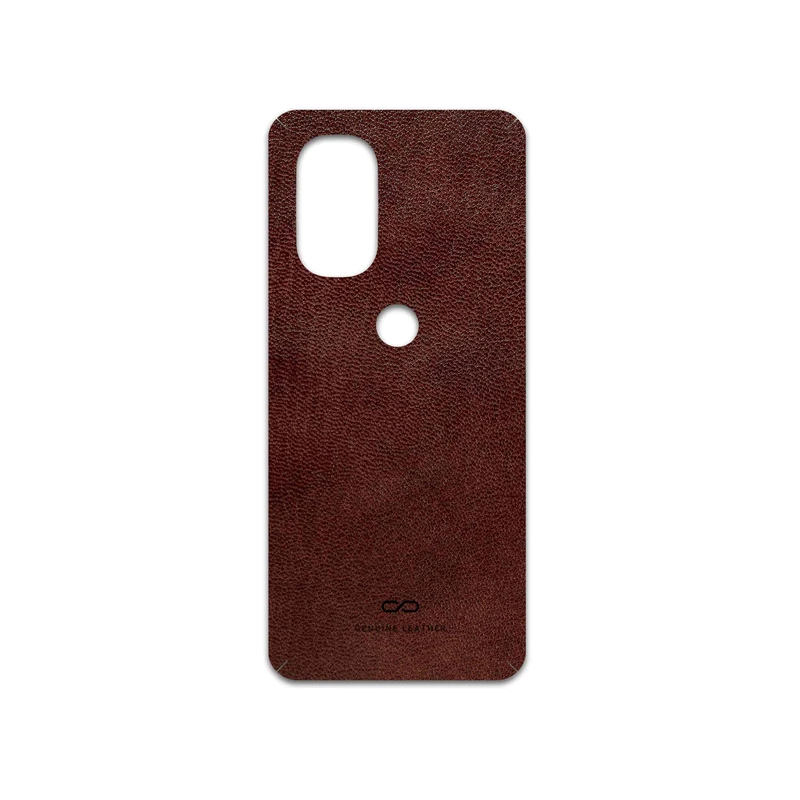 برچسب پوششی ماهوت مدل Natural-Leather مناسب برای گوشی موبایل موتورولا Moto G51 5G