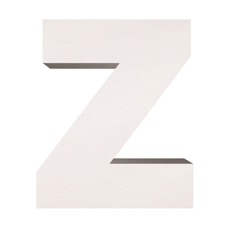 ماکت دکوری طرح حروف برجسته کد Z-LARGE