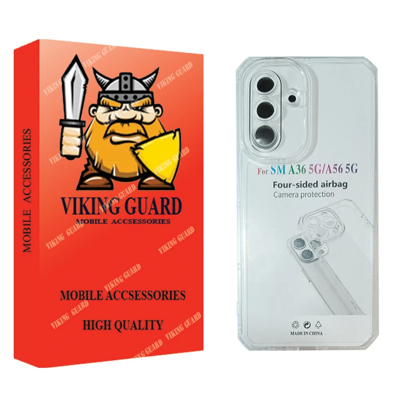 کاور وایکینگ قاب مدل ژله ای مناسب برای گوشی موبایل سامسونگ Galaxy A36 / A56