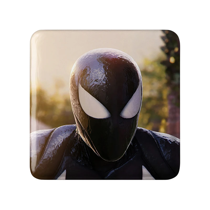 پیکسل خندالو طرح پیتر پارکر لباس ونوم مردعنکبوتی مدل مربعی کد 30843