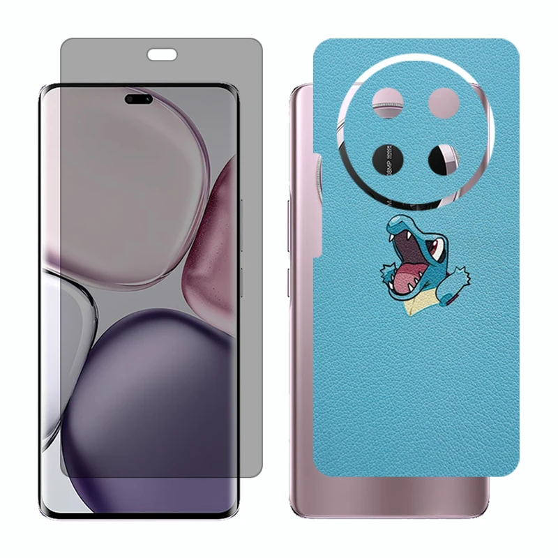 محافظ صفحه نمایش حریم شخصی گلس مدل Together مناسب برای گوشی موبایل آنر X9c به همراه برچسب پوششی