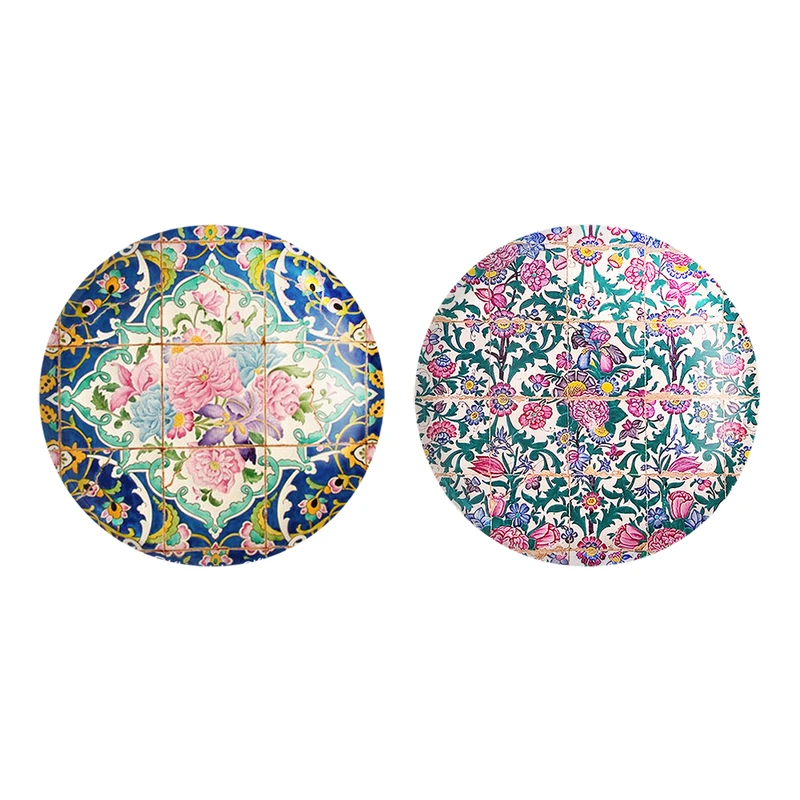 مگنت خندالو طرح کاشی کد 21892190 مجموعه 2 عددی