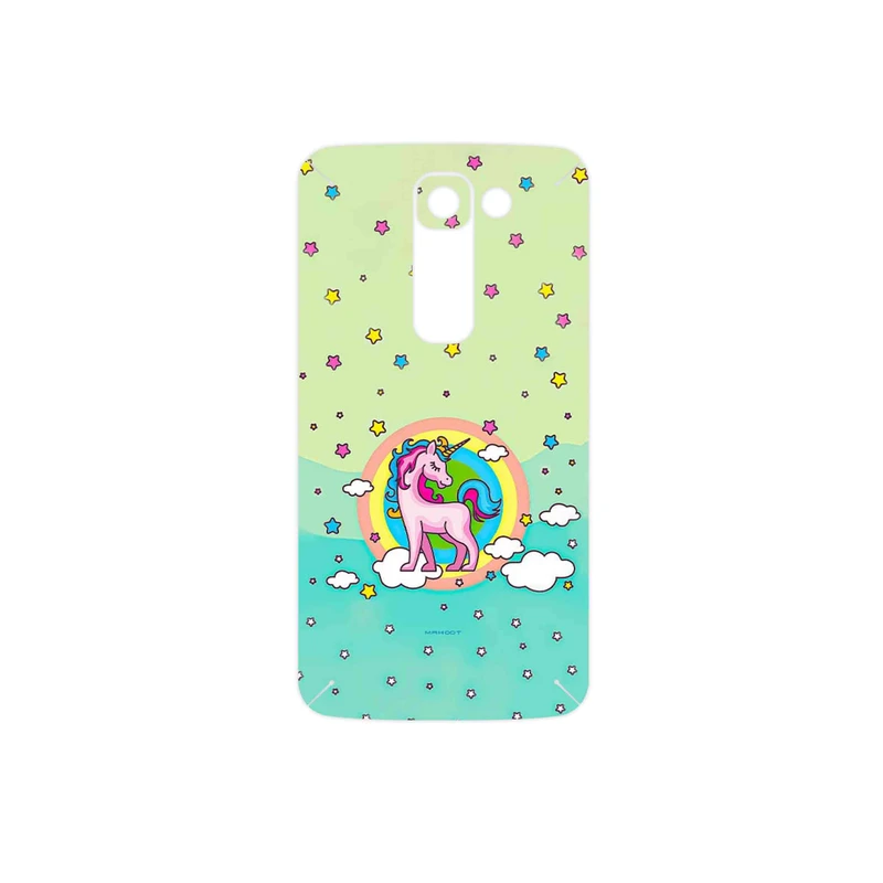 برچسب پوششی ماهوت مدل Rainbow unicorn adventure مناسب برای گوشی موبایل ال جی G2 mini