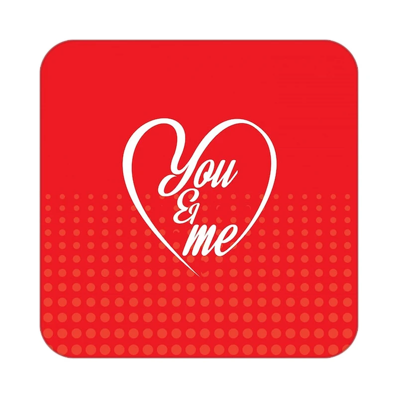 زیر لیوانی کاکتی طرح عاشقانه مدل mp41185