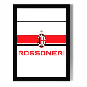 تابلو مدل دیواری طرح آث میلان AC Milan کد FD580