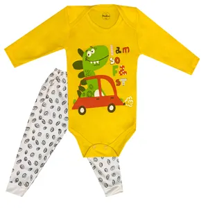 ست بادی و شلوار بچگانه مدل car32