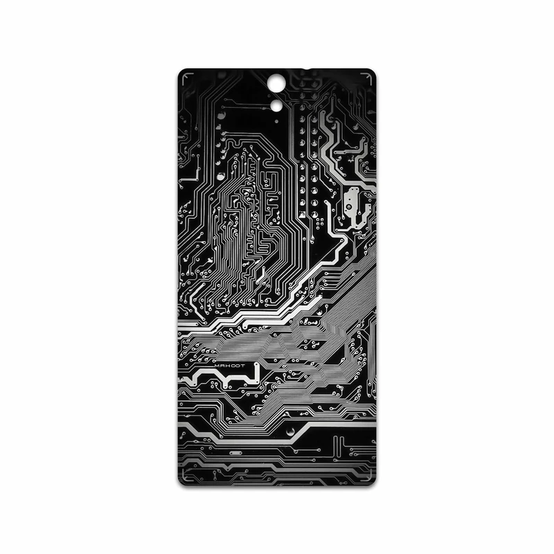 برچسب پوششی ماهوت مدل Black Printed Circuit Board مناسب برای گوشی موبایل سونی Xperia C5