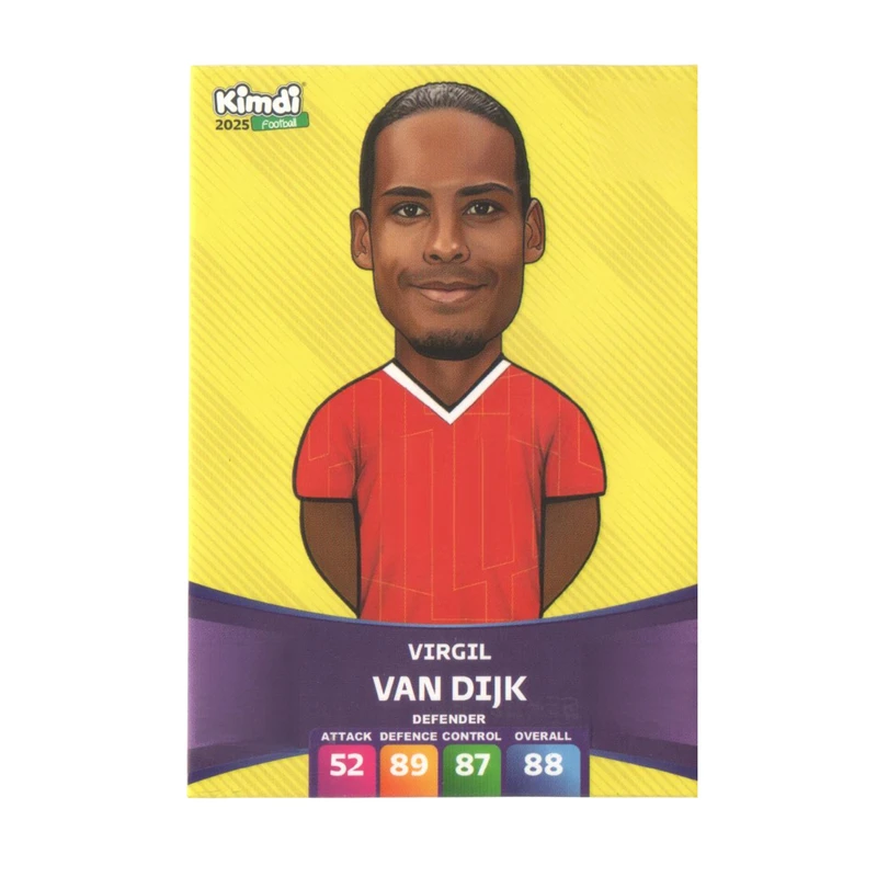 اسباب بازی زینتی کیمدی مدل کارت ویرجیل فن دایک 2025