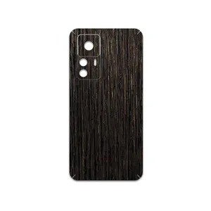 MAHOOT Dark-Gold-Stripes-Wood Cover Sticker for Xiaomi 12T Pro
