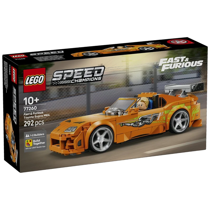 لگو 292 تکه سری اسپید مدل Fast & Furious Toyota Supra MK4 کد 77260