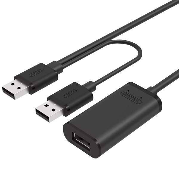 مبدل USB به USB2.0 یونیتک مدل Y-277 طول 5 متر مبدل USB به USB2.0 یونیتک مدل Y-277 طول 5 متر