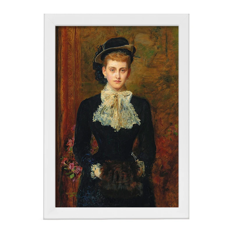 تابلو خندالو مدل نقاشی کنتس دو پورتالس اثر سر جان اورت میلیس کد F12336