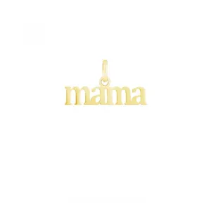 آویز گردنبند طلا 18 عیار زنانه طلا و جواهر درریس مدل ماما