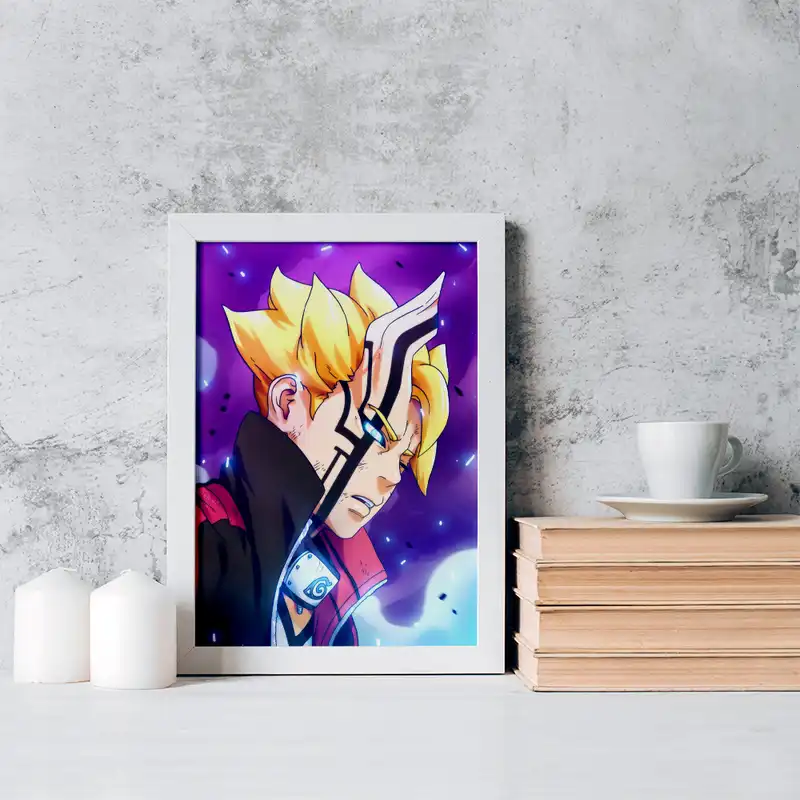 تابلو خندالو مدل بوروتو اوزوماکی انیمه بوروتو کد 15749