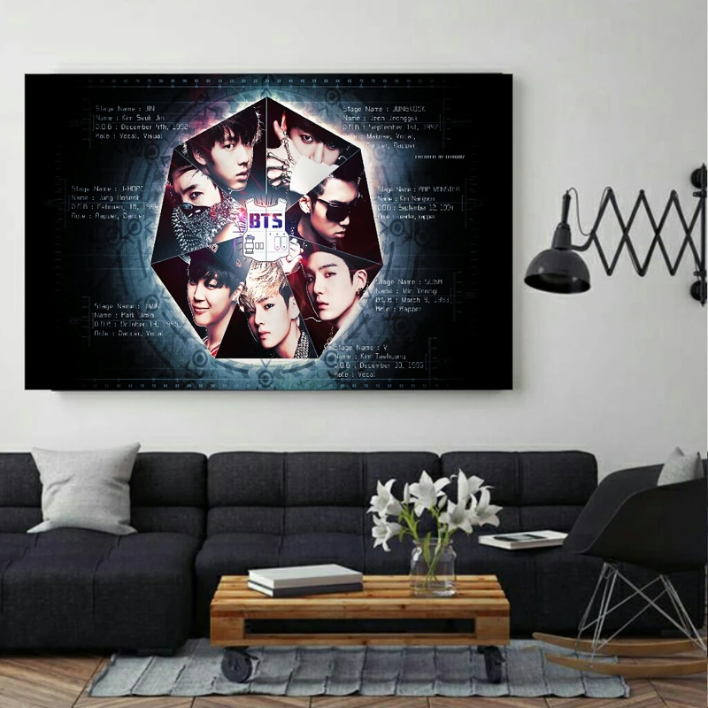  پوستر دیواری طرح گروه اکسو مدل PO1332