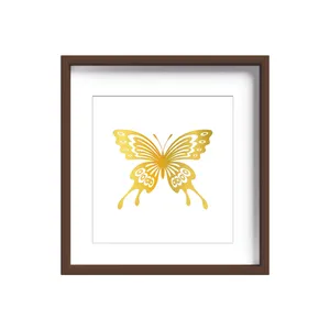 تابلو طلاکوب زرکات طرح پروانه مدل Butterfly