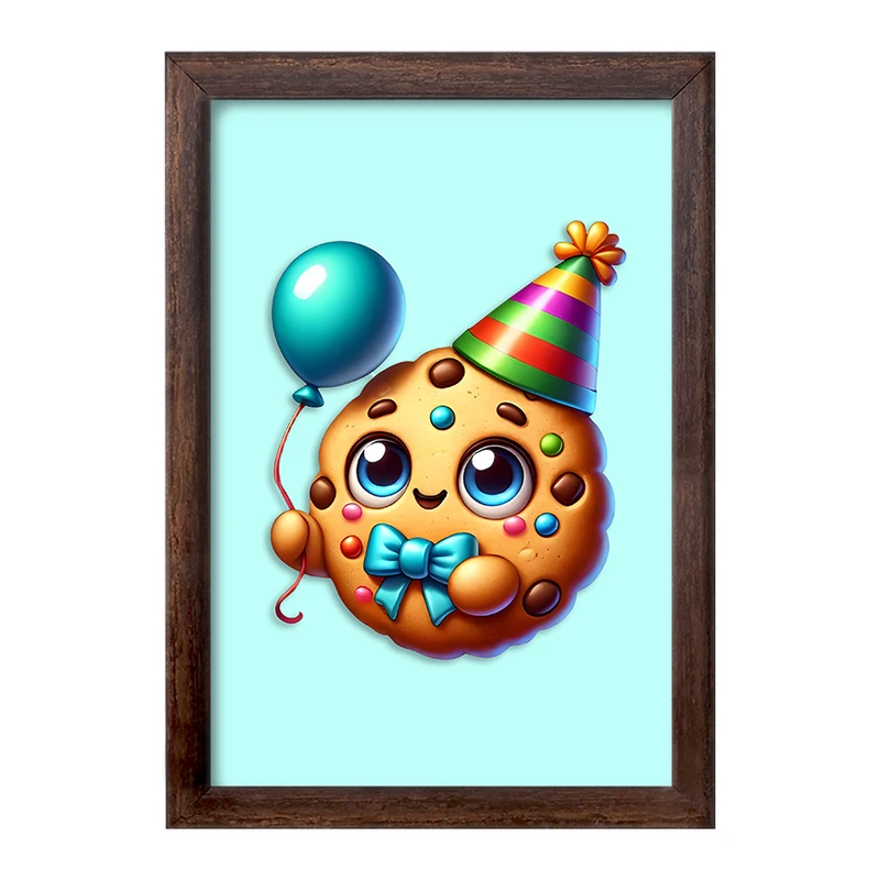 تابلو خندالو طرح کوکی تولد کد F4244