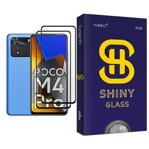Atouchbo Shiny Glass MIX002 Screen Protector For Xiaomi Poco M4 Pro Pack Of 2