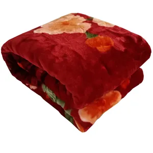  پتو نرمینه بافت مدل نگین کد N-12028 سایز 215×155 سانتی متر 