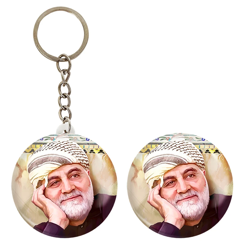 پیکسل خندالو مدل سردار قاسم سلیمانی کد 12598 به همراه جاکلیدی