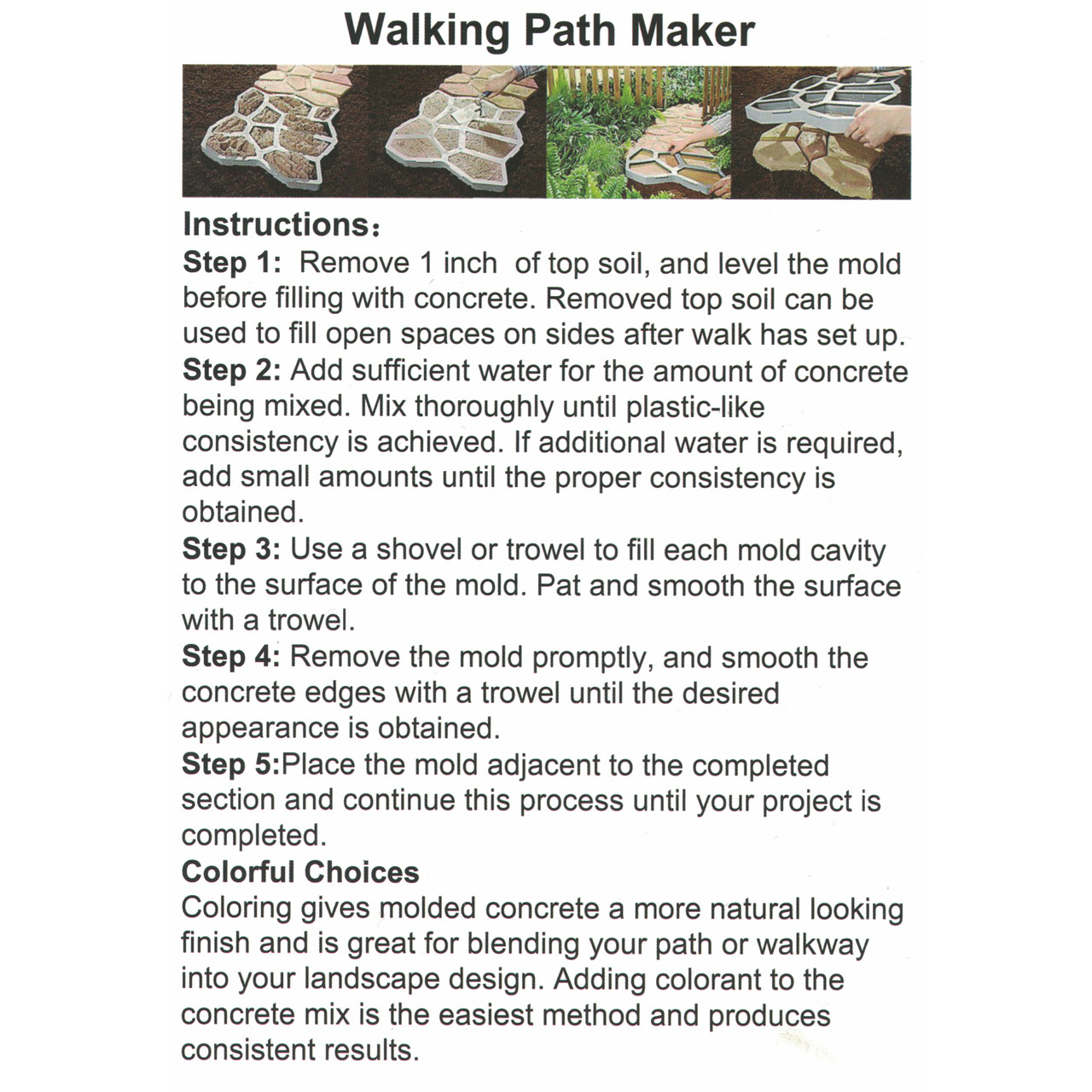 قالب سنگ فرش مدل pathmaker 10 بسته ده عددي قالب سنگ فرش مدل pathmaker 10 بسته ده عددي