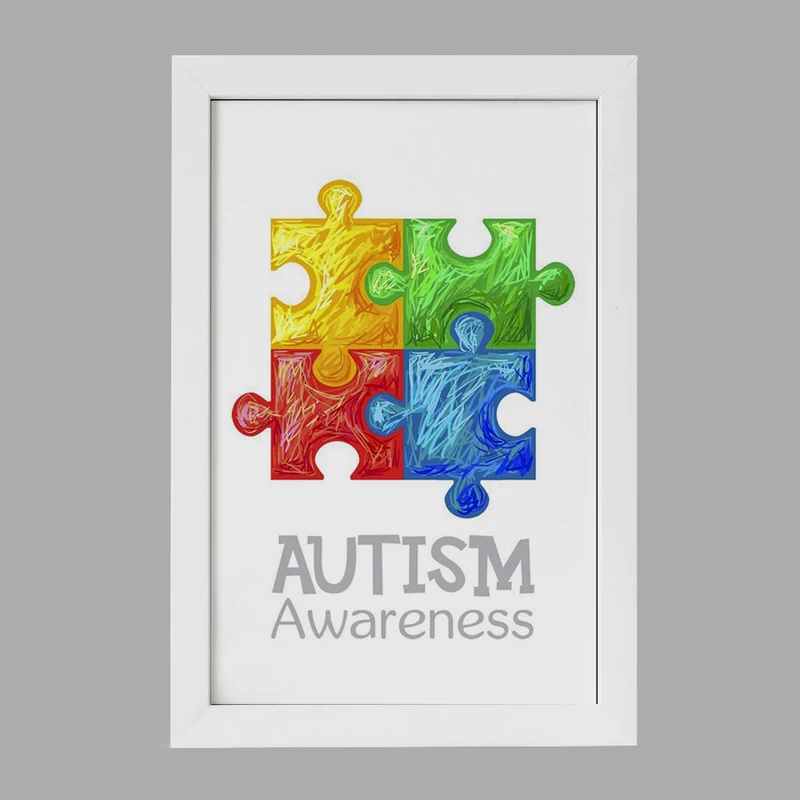 تابلو خندالو مدل اتیسم Autism کد 26733