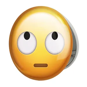 آینه جیبی خندالو طرح ایموجی مدل تاشو کد 24665 