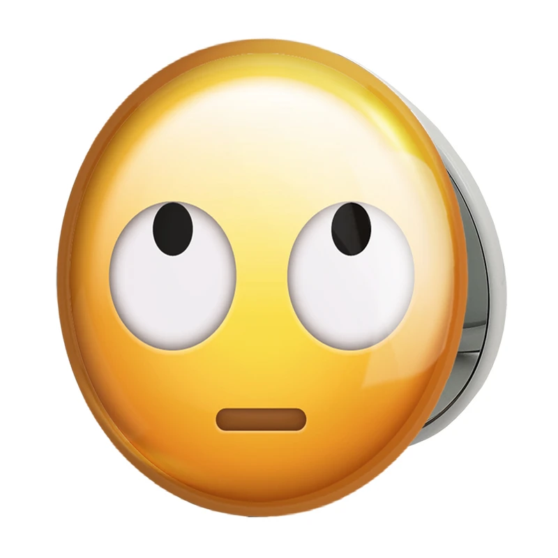 آینه جیبی خندالو طرح ایموجی مدل تاشو کد 24665 