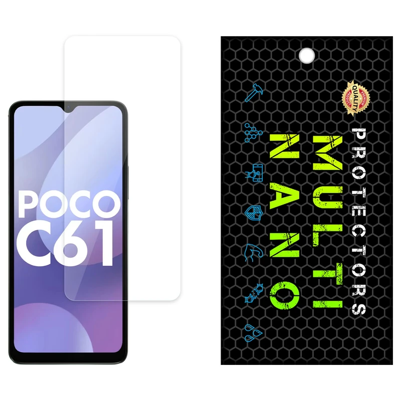 محافظ صفحه نمایش شفاف مولتی نانو مدل X-S1N مناسب برای گوشی موبایل شیائومی Poco C61