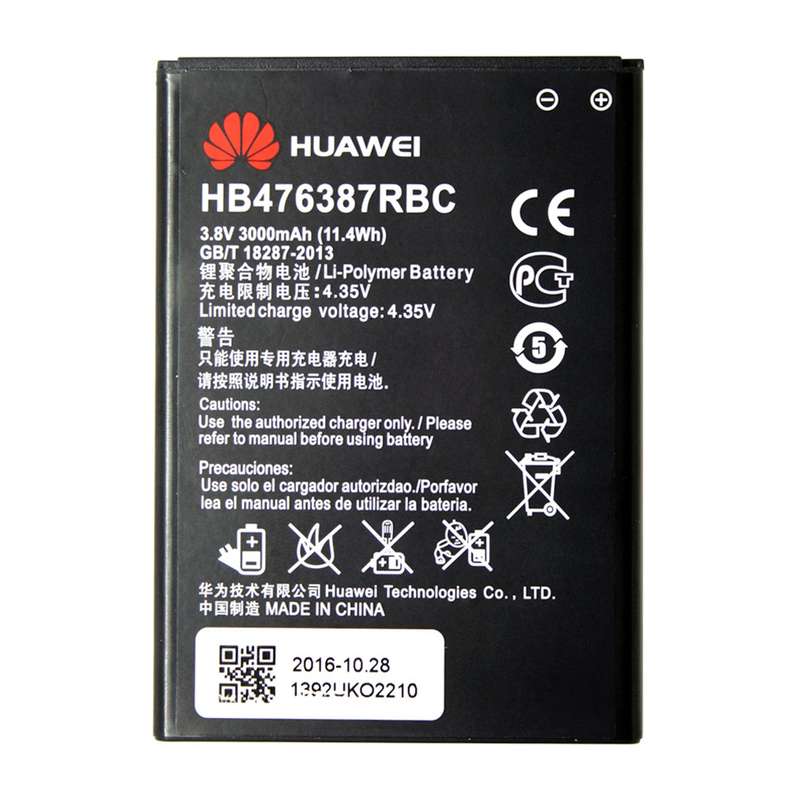 باتری موبایل مدل HB476387RBC ظرفیت 3000 میلی آمپرساعت مناسب برای گوشی موبایل هوآوی Ascend G750 باتری موبایل مدل HB476387RBC ظرفیت 3000 میلی آمپرساعت مناسب برای گوشی موبایل هوآوی Ascend G750