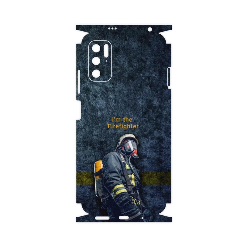 برچسب پوششی ماهوت مدل Firefighter-FullSkin مناسب برای گوشی موبایل شیائومی Redmi Note 11SE