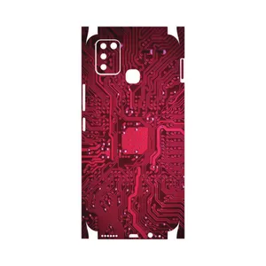 MAHOOT Red-Printed-Circuit-Board-FullSkin Cover Sticker for Infinix Smart 6 X657B