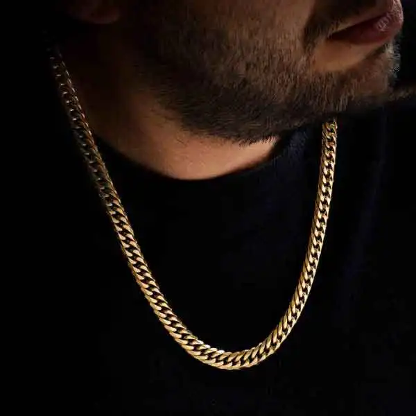 زنجیر مردانه مدل استیل 016